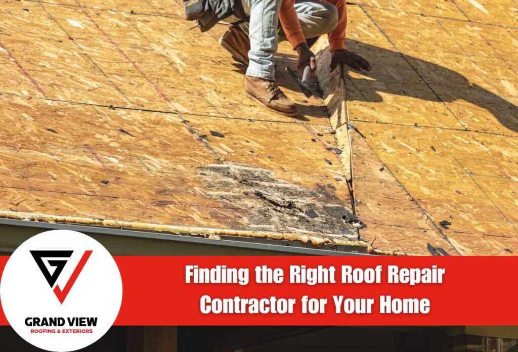 Finding the Right Roof Repair Contractor for Your Home