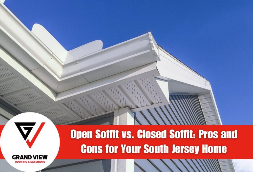 Open Soffit vs. Closed Soffit: Pros and Cons for Your South Jersey Home