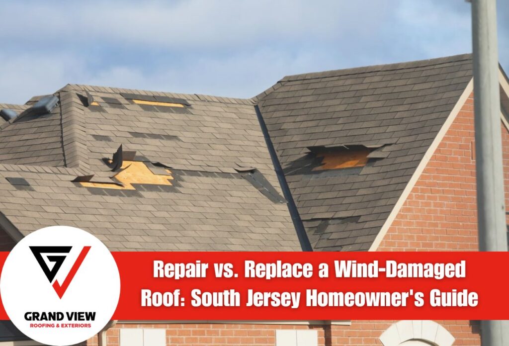 Repair vs. Replace a Wind-Damaged Roof: South Jersey Homeowner's Guide