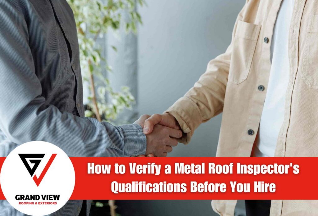Two professionals shaking hands, ensuring roofing inspection quality.
