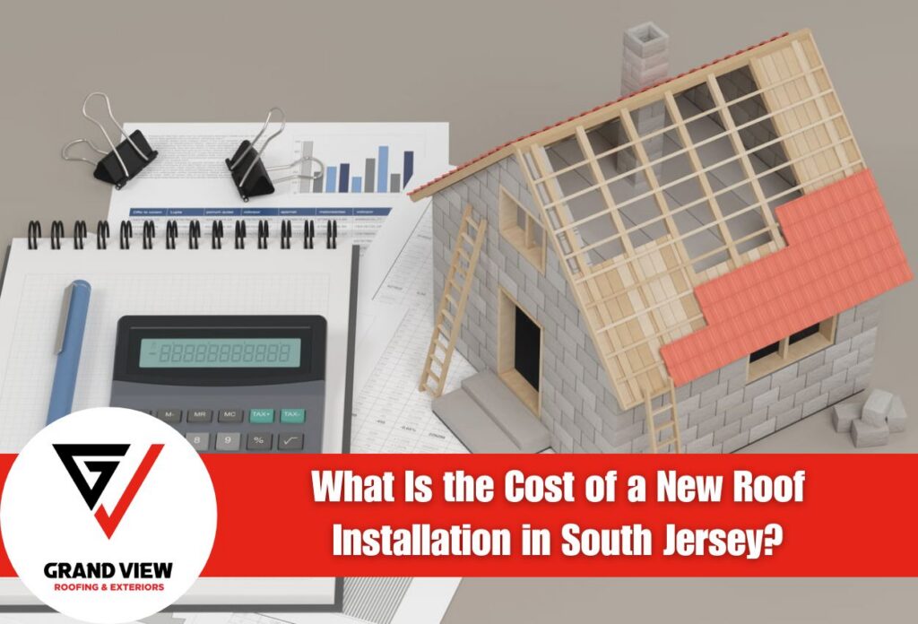 Model house with roof estimate and calculator for roofing costs