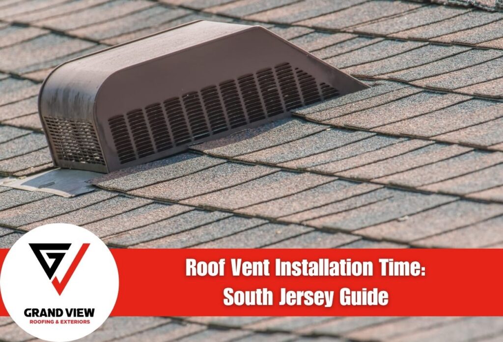 Close-up view of a rooftop vent on a shingled roof under sunlight.